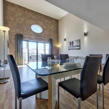 Spinola Court - Stunning Seaview Apartment & Penthouse On Spinola Bay By Shortletsmalta San Ġiljan Buitenkant foto