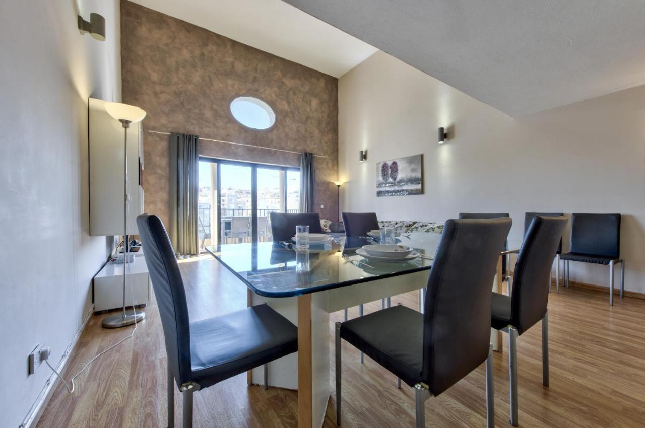 Spinola Court - Stunning Seaview Apartment & Penthouse On Spinola Bay By Shortletsmalta San Ġiljan Buitenkant foto