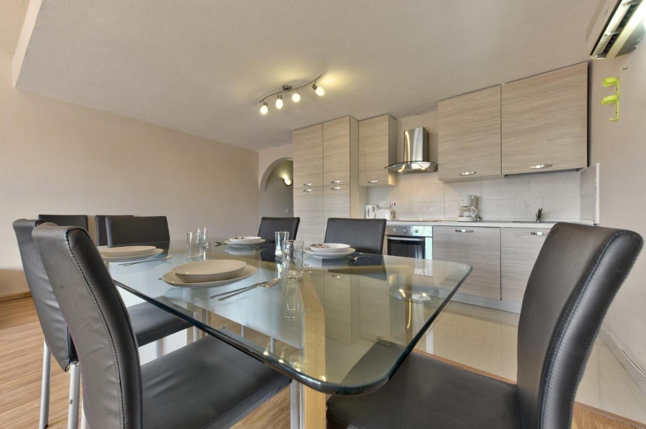 Spinola Court - Stunning Seaview Apartment & Penthouse On Spinola Bay By Shortletsmalta San Ġiljan Buitenkant foto
