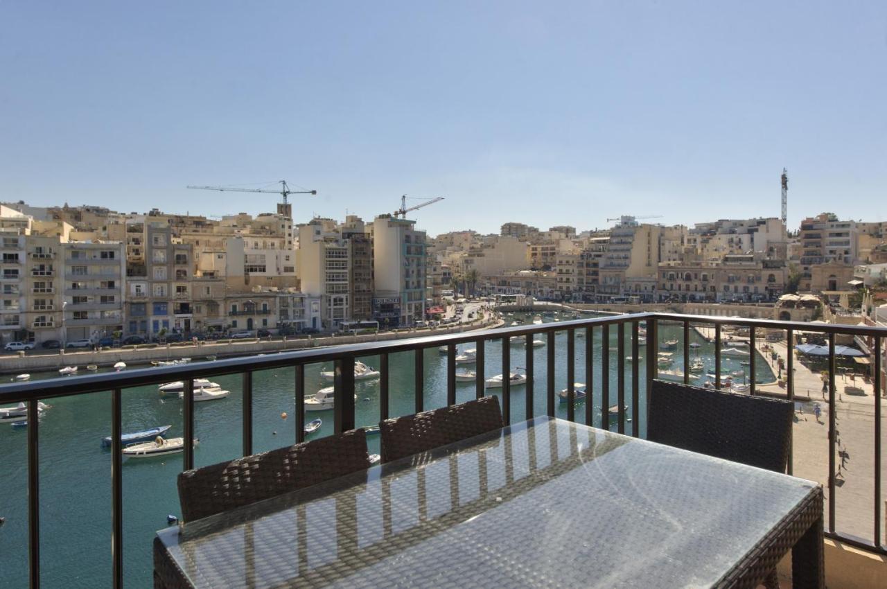 Spinola Court - Stunning Seaview Apartment & Penthouse On Spinola Bay By Shortletsmalta San Ġiljan Buitenkant foto