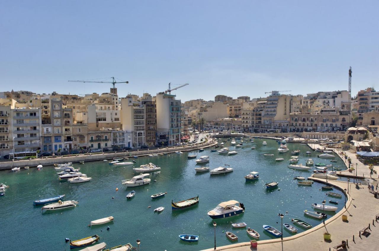 Spinola Court - Stunning Seaview Apartment & Penthouse On Spinola Bay By Shortletsmalta San Ġiljan Buitenkant foto