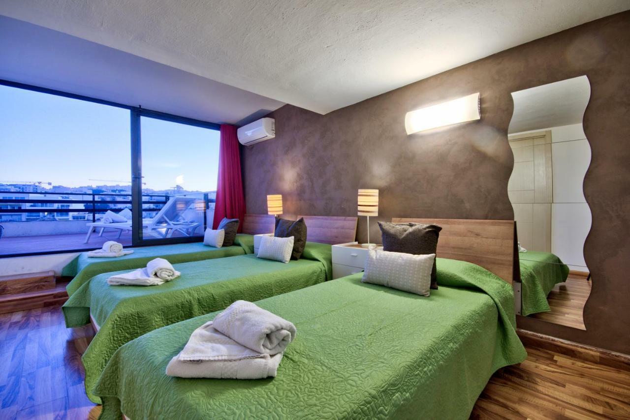Spinola Court - Stunning Seaview Apartment & Penthouse On Spinola Bay By Shortletsmalta San Ġiljan Buitenkant foto
